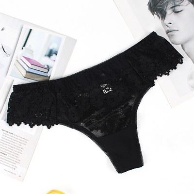 Women Low Waist G String Bikini Lace Thong For Women