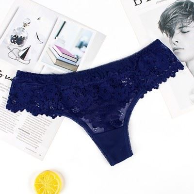 Women Low Waist G String Bikini Lace Thong For Women