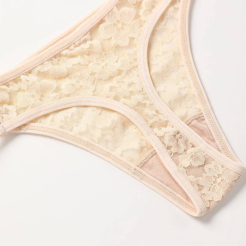 Bestseller Sexy Lace Double Straps Cute & Pure Style Plus Size Women's Thong Comfy & Breathable Daily Wear